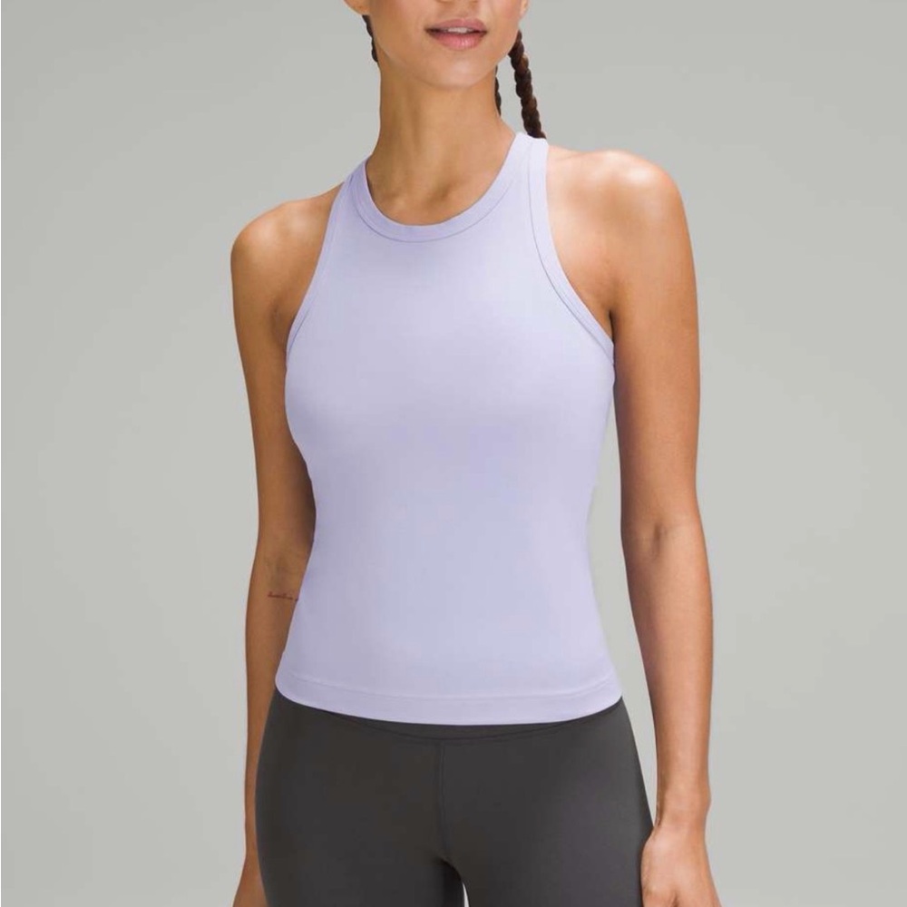 Lululemon Align Waist Length Tank in Lavender Smoke